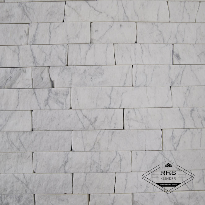 Фасадный камень Полоса - Мрамор Bianco Carrara в Тамбове